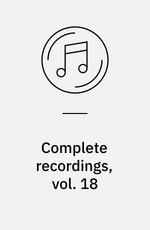 Complete recordings, vol. 18 : 1939