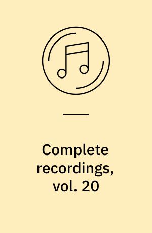 Complete recordings, vol. 20 : 1940