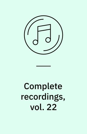 Complete recordings, vol. 22 : 1941