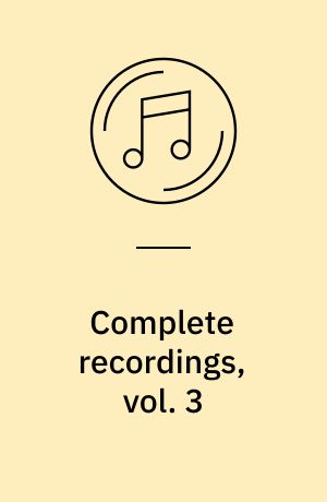 Complete recordings, vol. 3 : 1927-1929