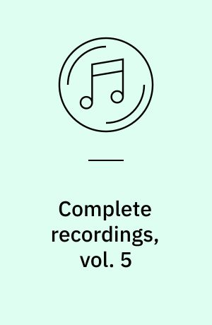 Complete recordings, vol. 5 : 1929