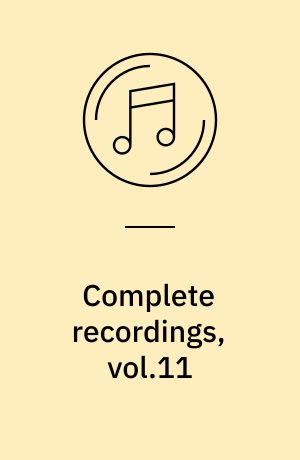 Complete recordings, vol.11 : 1936-1937