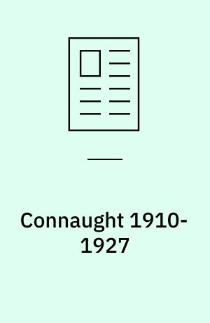 Connaught 1910-1927