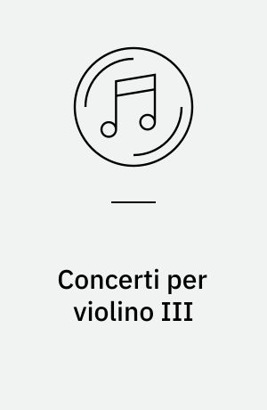 Concerti per violino III : Il ballo