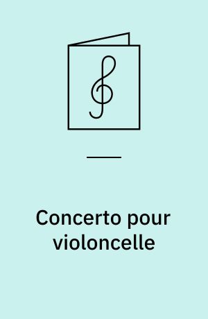 Concerto pour violoncelle : 1962