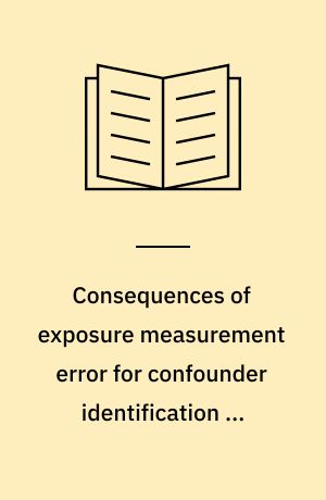 Consequences of exposure measurement error for confounder identification in environmental epidemiology