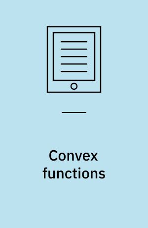 Convex functions