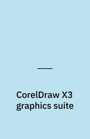 CorelDraw X3 graphics suite