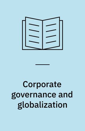 Corporate governance and globalization : long range planning issues