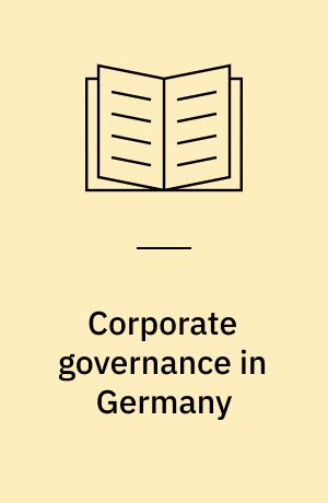 Corporate governance in Germany : an empirical investigation