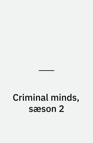 Criminal minds, sæson 2