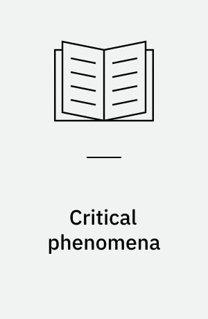 Critical phenomena : Sitges International School on Statistical Mechanics, June 1976, Sitges, Barcelona, Spain