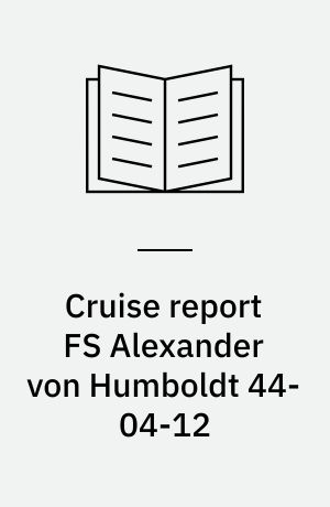 Cruise report FS Alexander von Humboldt 44-04-12 : Rostock - Reykjavik - Galway - Kiel, 7.8.-12.8.-31.8.-5.9.2004
