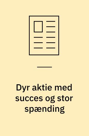 Dyr aktie med succes og stor spænding : efter eventyrlig introduktion på Børs I står Dancall Radio foran næste store gennembrud