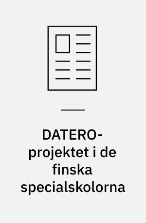 DATERO-projektet i de finska specialskolorna
