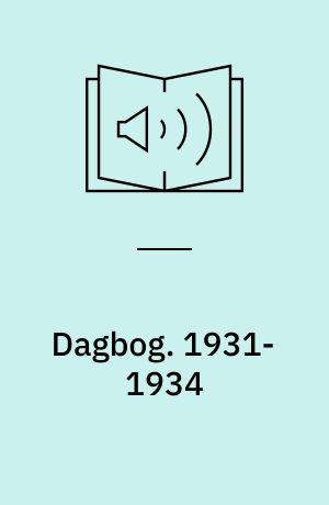 Dagbog. 1931-1934