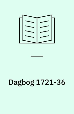 Dagbog 1721-36