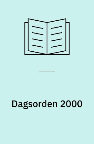 Dagsorden 2000 : EU's udvidelse og reformer