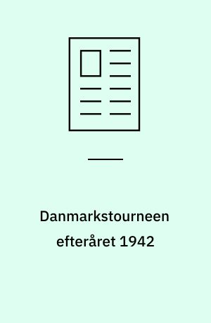 Danmarkstourneen efteråret 1942