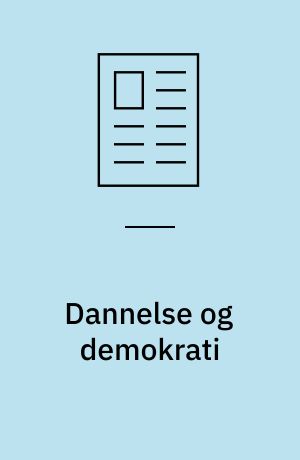 Dannelse og demokrati