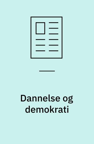 Dannelse og demokrati