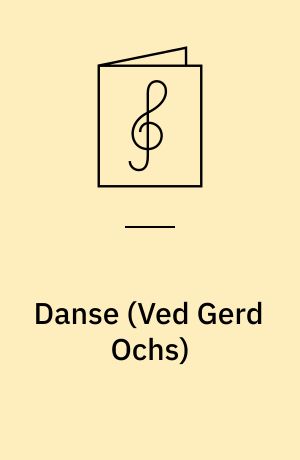 Danse : for 3 blokfløjter og guitar ad libitum