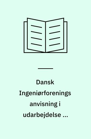 Dansk Ingeniørforenings anvisning i udarbejdelse af regulativer for private vandværker