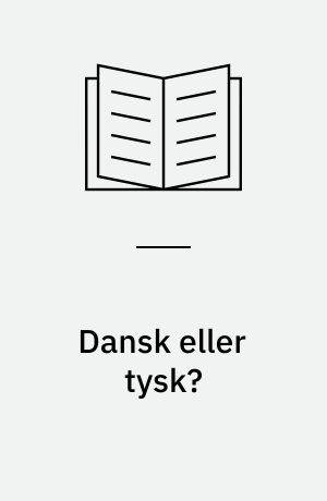 Dansk eller tysk? : billeder af national selvforståelse i 1920