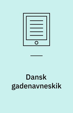 Dansk gadenavneskik