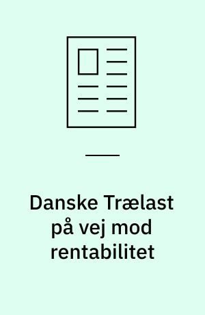 Danske Trælast på vej mod rentabilitet