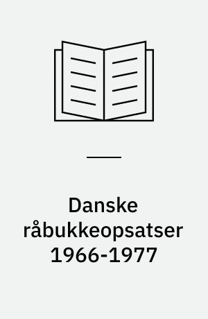 Danske råbukkeopsatser 1966-1977