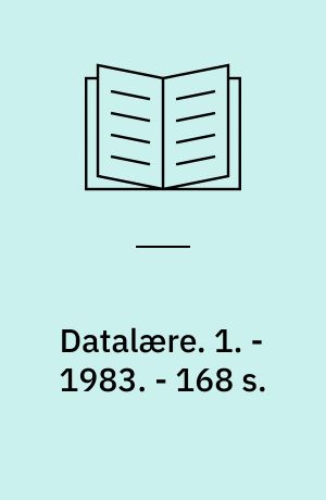 Datalære. 1. - 1983. - 168 s. : ill.