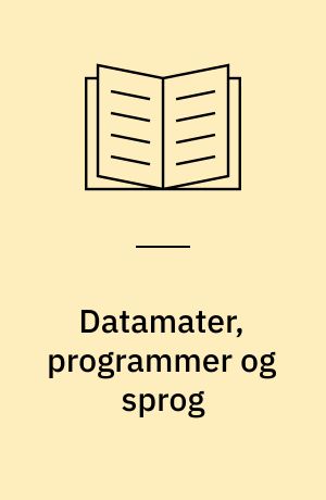 Datamater, programmer og sprog