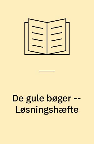 De gule bøger -- Løsningshæfte