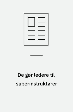 De gør ledere til superinstruktører : Connector lærer virksomhedsledere, hvordan de selv kan gennemføre kurser for medarbejderne