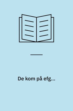 De kom på efg...