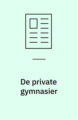De private gymnasier