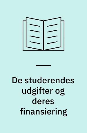 De studerendes udgifter og deres finansiering