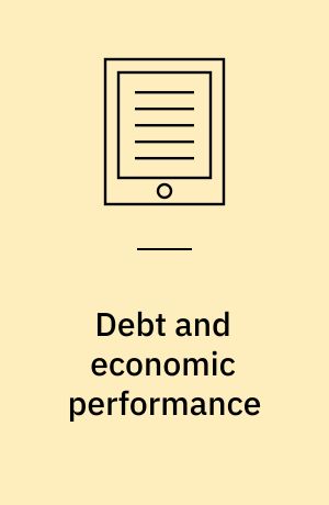 Debt and economic performance
