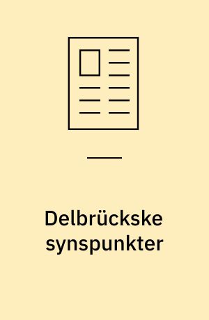 Delbrückske synspunkter