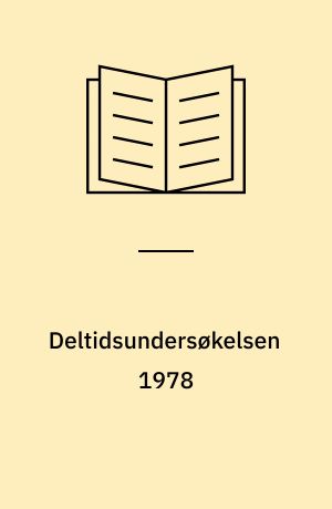 Deltidsundersøkelsen 1978