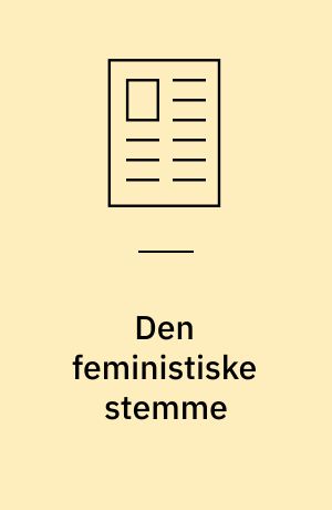Den feministiske stemme : Herberg Bibermans Jordens salt