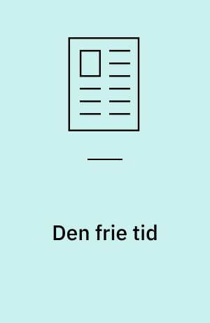 Den frie tid
