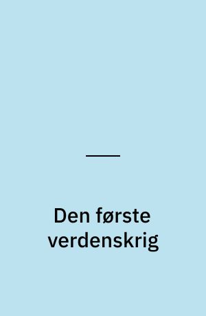 Den første verdenskrig