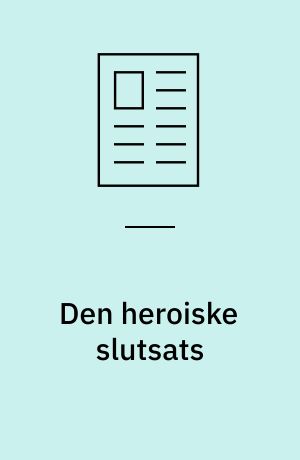 Den heroiske slutsats : om Lene Kaaberbøls fjerde og sidste Skammer-bog: "Skammerkrigen"