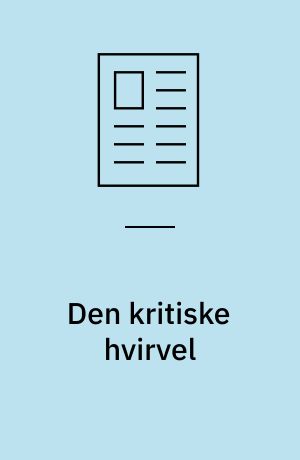 Den kritiske hvirvel