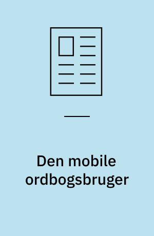 Den mobile ordbogsbruger