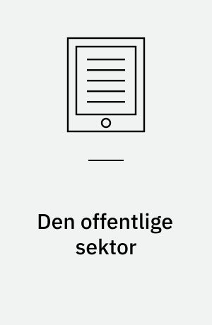 Den offentlige sektor