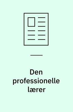 Den professionelle lærer