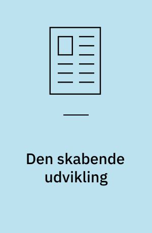 Den skabende udvikling